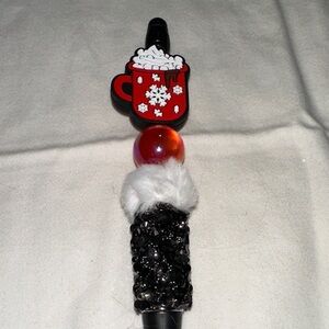 Festive Holiday Hot Cocoa Handmade Pen